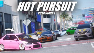 HOT PURSUIT ! POLISI MENURUNKAN GENCATAN SENJATA HANYA UNTUK MENANGKAP KEIZERZ !!! GTA 5 ROLEPLAY