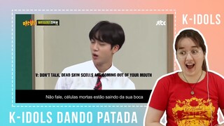 REAGINDO À 'K-IDOLS DANDO PATADAS E SENDO ZUEIROS' PARTE 2