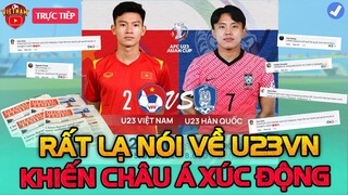 Sát Giờ Đấu U23 Hàn Quốc, Hàng Triệu CĐV ĐNA Bất Ngờ Có Hành Động Lạ Với U23 VN, Cả Châu Á Chấn Động