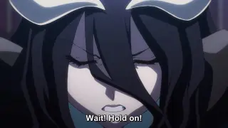 Albedo Can't Stand Pandora Kneeled Before Enemy Wearing Ainz's Face | Overlord Season 4 Episode 12
