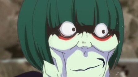 Rem's son-in-law's crooked mouth and laziness