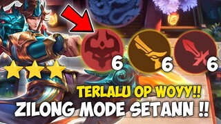 HYPER ZILONG COMBO 666 TERKUAT?? ZILONG MODE NGAMUK! MAGIC CHESS MOBILE LEGENDS INDONESIA