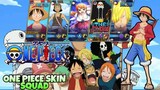 STRAWHAT PIRATES SKIN SQUAD ONE PIECE SKIN IN MOBILE LEGENDS