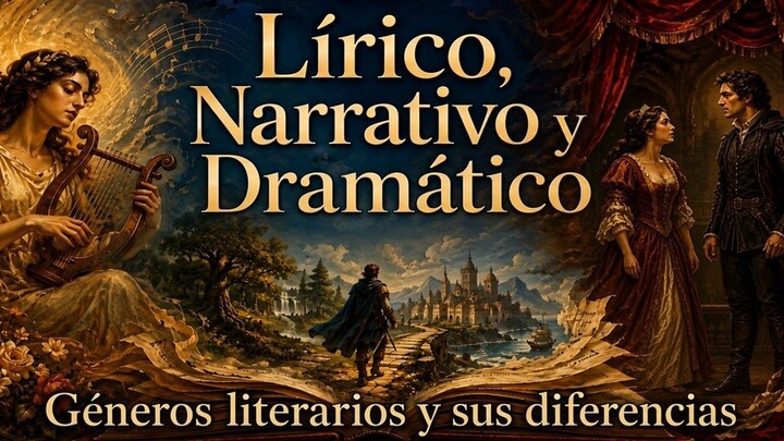 Géneros Literarios Explicados Fácil: Lírico, Narrativo, Dramático y Ensayo