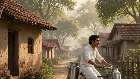Beautiful view of an village