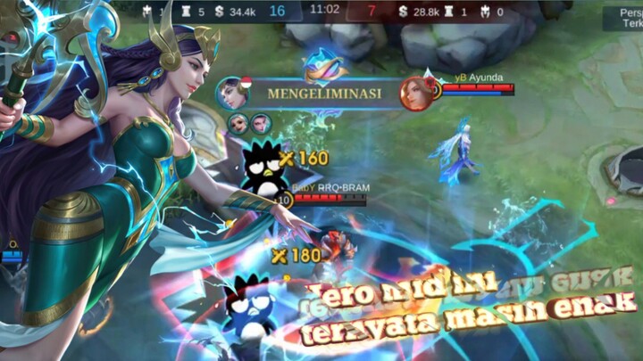 Nyobain hero midlane ini !? ternyata masih worth it!? pantes bisa masuk MPL | Mobile legends