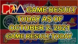 PBA GAME RESULTS TODAY AS OF OCTOBER 2, 2021 | PHILCUP2021