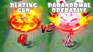 Layla Paranormal Operative VS Blazing Gun Skin Comparison