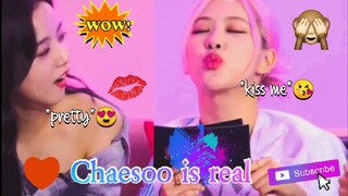 Chaesoo got caught 😱💕 - Rosé's Kiss x Jisoo Jealous