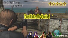 RE4 The Mercenaries - Leon Run ( WATER WORLD ) EZ 5 STAR! #04 !