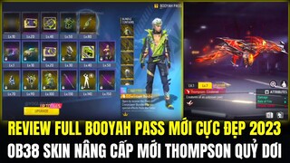 Review Full BOOYAH PASS Mới Phong Cách Cá Sấu Cực Đẹp, OB38 Skin Súng NÂNG CẤP Mới THOMPSON Quỷ Dơi