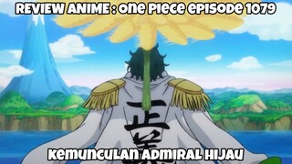 REVIEW ANIME : ONE PIECE EPISODE 1079 || Kemunculan Admiral hijau