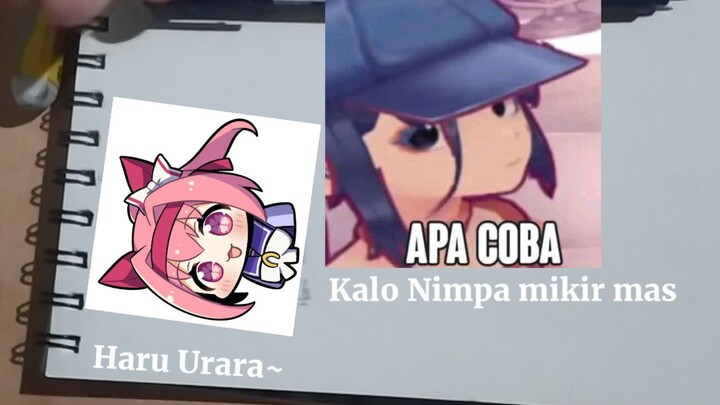 Drawing chibi edition 「Haru Urara」 #Umamusume