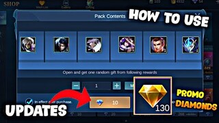 HOW TO USE PROMO DIAMONDS TO BUY 1 SKIN DIAMONDS! 🔥 UPDATES | Mobile Legends 2020