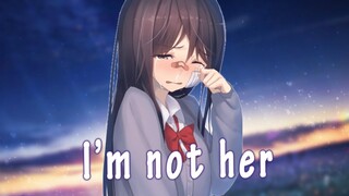 Nightcore - I'm Not Her (Lyrics)