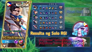 GANITO MANGYAYARE PAG SOLO RANK UP KA! (Granger Ligthborn)