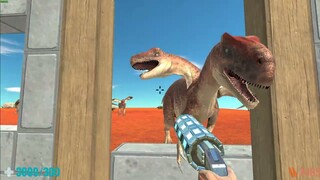 Hunting Dinosaurs on MARS. Fps Perspective! Animal Revolt Battle Simulator