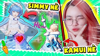 🌸NOOB KAMUI BẤT NGỜ GẶP MÈO SIMMY🌸 KHI CHƠI GAME NGOÀI MINI WORLD | THỬ THÁCH 24H TRANG TRÍ NHÀ