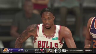 NBA2K22 FULL GAME HIGHLIGHTS SUNS at BULLS NBA Regular Season I February 7, 2022