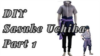 DIY Part 1: Naruto Sasuke costume, wrap skirt and clan symbol