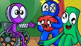 Rainbow Friends - Poppy Playtime 3 - Huggy Wuggy - Fnaf Security Breach - Animation - Cartoon