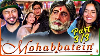 MOHABBATEIN Movie Reaction Part 3/3! | Shah Rukh Khan | Amitabh Bachchan | Aishwarya Rai Bachchan