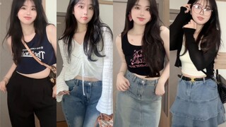 168/135 จิน หุ่นลูกแพร์แบบอวบอิ่มเล็กน้อย | การแต่งตัวสไตล์พี่สาว ทั้งดูเด็กทั้งดูเป็นผู้ใหญ่