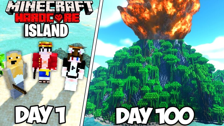 I Survived 100 Days on an ISLAND in Minecraft