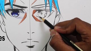 [رسم يدوي][قلم رصاص] الصحيح VS الخاطئ، طريقة تعليمك لرسم عيون الكرتون بالخطوات الصحيحة، درس مفيد للغ