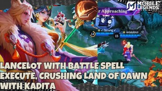 LANCE WITH BATTLE SPELL "EXECUTE", COMING RIGHT UP ! [GAMEPLAY LANCELOT]