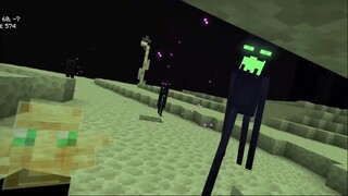 Green Enderman in Minecraft Bedrock Edition/ 1.21.82