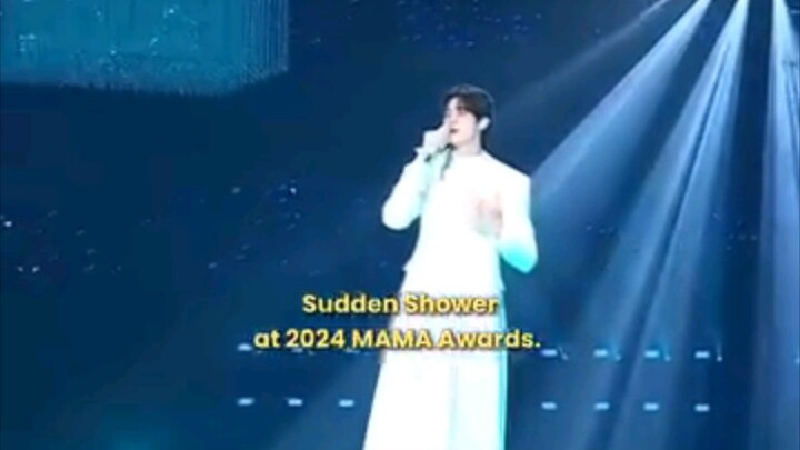 REAL LIFE SUNJAEEYAHHH🥹Byeon Wooseok performing "Sudden Shower" live at 2024 MAMA Awards🫶🩷#Lovely