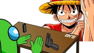 【AMONG US Animation】Luffy vs Kaido! The blood is super burning, let's go all out!