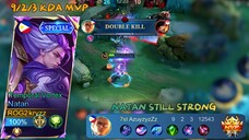 Natan Still Strong, 9/2/3 KDA MVP | The Best Gameplay Natan, Best Build and Emblem Natan