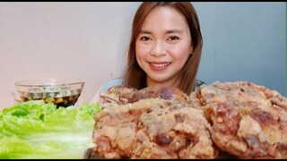 EXTRA LARGE CRISPY FRIED PORK CHOP AND BINAGOONGAN RICE