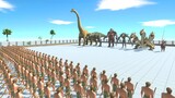 100 ARCHERS vs Every Faction - Animal Revolt Battle Simulator