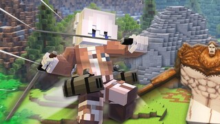 เมื่อเราได้เป็นทหารในMCแล้วสับลิง!? MC ผ่าพิภพไททัน Survival #3