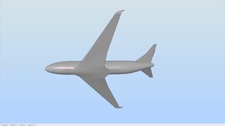 Body-wing fusion contours for Airliner Con-CW 02