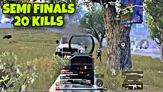 TOP TIER STRATS IN TOURNAMENT SEMI FINALS | 20 KILLS FULL COMMS ERANGEL GAMEPLAY
