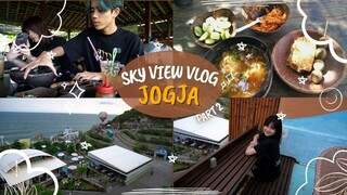 MAKAN SOTO DI BATOK KELAPA?! HEHA SKY VIEW GUNUNG KIDUL DI JOGJAKARTA!! - VLOG PART 2 JOGJA