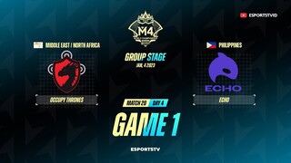 Occupy Thrones vs Echo M4 World Championship | ECHO vs OT ESPORTSTV