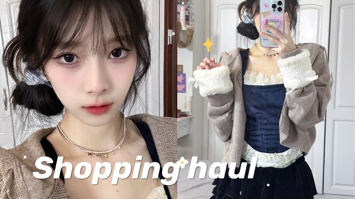 Chia sẻ mua sắm dịp năm mới / Tất và khăn quàng mùa đông · Trang sức ✨ · Đập hộp & thử đồ từ Long Tâ