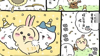 chiikawa comics update Usachi’s birthday🎂