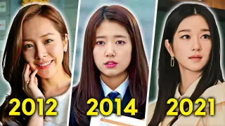 The Most Popular Korean Actress Every Year from 2010 to 2022