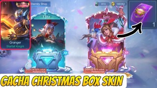 MODAL NEKAT GACHA CHRISTMAS BOX, BISA DAPET SKIN LEGEND SEHARGA SEBLAK