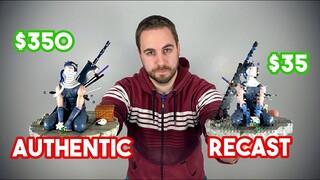 COMPARING!!! - $350 💵 Authentic VS $35 💵 PVC Recast - Zabuza Death Scene