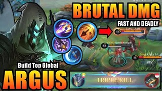 ARGUS BEST BUILD 2024 | TOP GLOBAL ARGUS BUILD | ARGUS GAMEPLAY | MOBILE LEGENDS