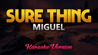 Miguel - Sure Thing (Karaoke)