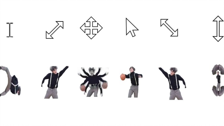 Ngay cả con trỏ chuột cũng để lộ chân gà rồi (vui)