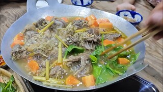 Lẩu gà 3 ký hầm sả. Tiệc nhỏ cùng gia đình ngoài chòi - Bin Đen Miền Tây # 114